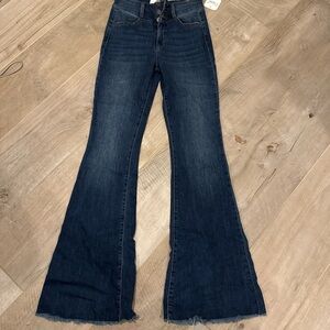 Altard State jeans with fringed hem